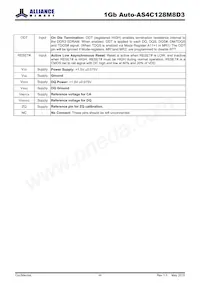 AS4C128M8D3-12BANTR Datasheet Page 8