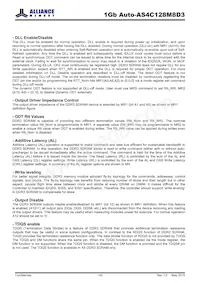 AS4C128M8D3-12BANTR Datenblatt Seite 18