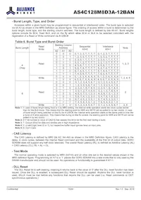 AS4C128M8D3A-12BAN Datasheet Page 15