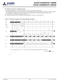 AS4C128M8D3A-12BINTR數據表 頁面 11