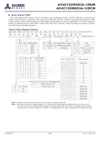 AS4C128M8D3A-12BINTR Datenblatt Seite 14