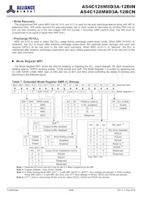 AS4C128M8D3A-12BINTR Datenblatt Seite 16