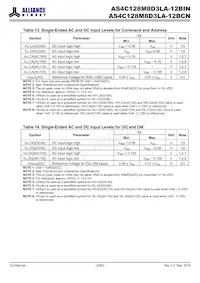 AS4C128M8D3LA-12BIN Datasheet Page 22