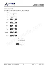 AS4C16M16D1-5TIN Datasheet Page 16