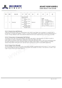 AS4C16M16MD1-6BIN Datasheet Pagina 15