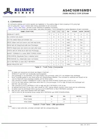 AS4C16M16MD1-6BIN Datasheet Page 16