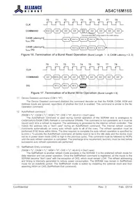 AS4C16M16S-6BINTR數據表 頁面 15