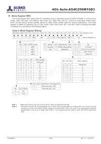 AS4C256M16D3-12BANTR Datasheet Page 14