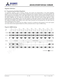 AS4C256M16D3A-12BANTR Datasheet Page 12