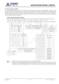 AS4C256M16D3A-12BCNTR 데이터 시트 페이지 14