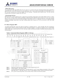 AS4C256M16D3A-12BCNTR 데이터 시트 페이지 16