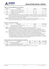 AS4C256M16D3A-12BCNTR 데이터 시트 페이지 21