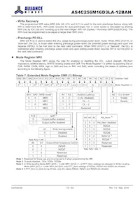 AS4C256M16D3LA-12BAN Datasheet Page 16