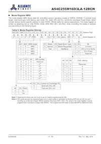 AS4C256M16D3LA-12BCNTR Datasheet Page 14