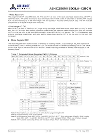 AS4C256M16D3LA-12BCNTR Datasheet Page 16