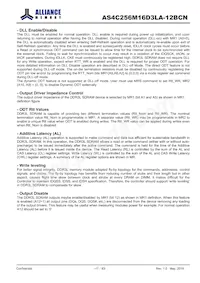 AS4C256M16D3LA-12BCNTR Datasheet Page 17