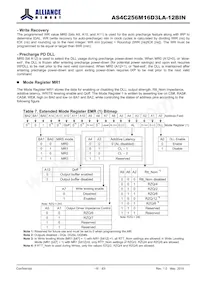 AS4C256M16D3LA-12BINTR 데이터 시트 페이지 16