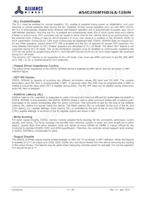 AS4C256M16D3LA-12BINTR Datasheet Page 17