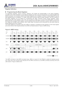 AS4C256M8D3-12BANTR Datasheet Page 12