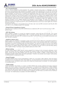 AS4C256M8D3-12BANTR Datasheet Pagina 17