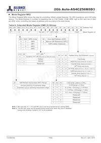 AS4C256M8D3-12BANTR 데이터 시트 페이지 18