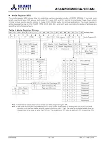 AS4C256M8D3A-12BAN Datasheet Page 14