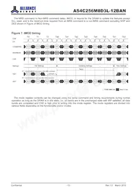 AS4C256M8D3L-12BANTR Datasheet Pagina 13