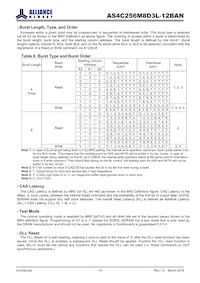AS4C256M8D3L-12BANTR Datasheet Page 15