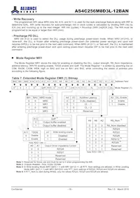 AS4C256M8D3L-12BANTR Datasheet Page 16