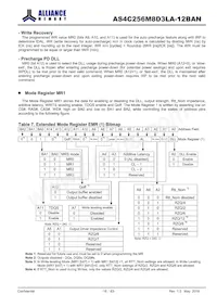 AS4C256M8D3LA-12BAN數據表 頁面 16