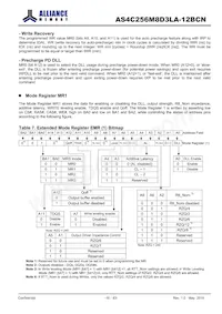 AS4C256M8D3LA-12BCN Datasheet Page 16