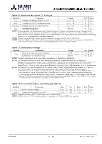 AS4C256M8D3LA-12BCN Datasheet Pagina 21