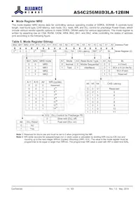 AS4C256M8D3LA-12BIN Datasheet Page 14