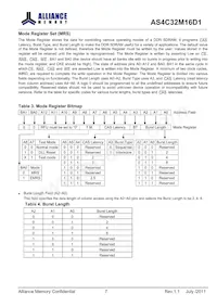 AS4C32M16D1-5TINTR Datenblatt Seite 7