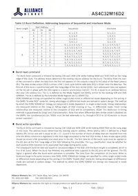 AS4C32M16D2-25BIN Datenblatt Seite 18