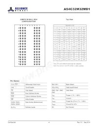 AS4C32M32MD1-5BINTR Datasheet Page 4