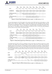 AS4C4M16S-6BINTR Datasheet Page 8