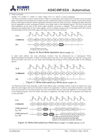 AS4C4M16S-6TAN Datasheet Page 10