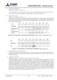 AS4C4M16S-6TAN Datasheet Page 15