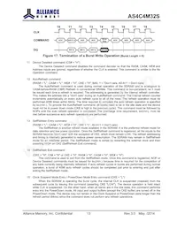 AS4C4M32S-6TCN Datasheet Page 13