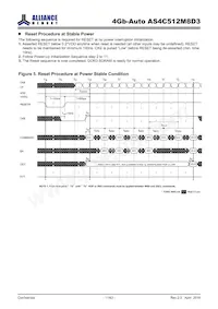 AS4C512M8D3-12BANTR數據表 頁面 11