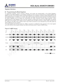 AS4C512M8D3-12BANTR Datasheet Page 12