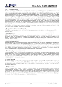 AS4C512M8D3-12BANTR Datasheet Page 17