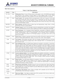 AS4C512M8D3A-12BAN Datasheet Page 6