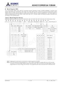 AS4C512M8D3A-12BAN數據表 頁面 14