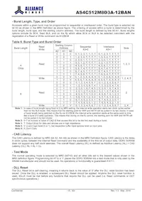 AS4C512M8D3A-12BAN Datasheet Page 15