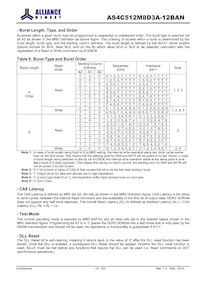 AS4C512M8D3A-12BAN數據表 頁面 15