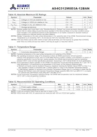AS4C512M8D3A-12BAN Datasheet Page 21