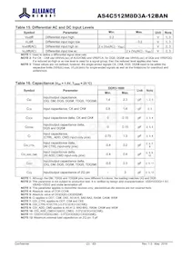 AS4C512M8D3A-12BAN數據表 頁面 23