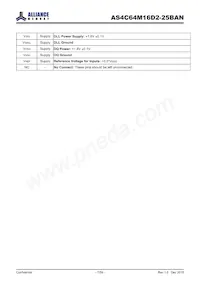 AS4C64M16D2-25BAN Datasheet Page 7